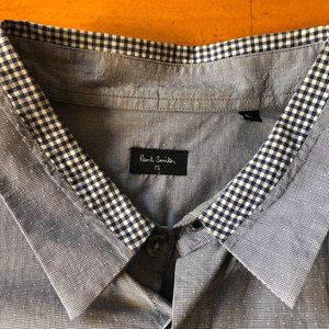 Paul Smith Men's Blue Button-Down Shirt